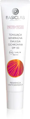 BasicLab Dermocosmetics Protecticus - Защитный эмульсия для чувствительной кожи с склонностью к покраснениям SPF 50+, 40 мл