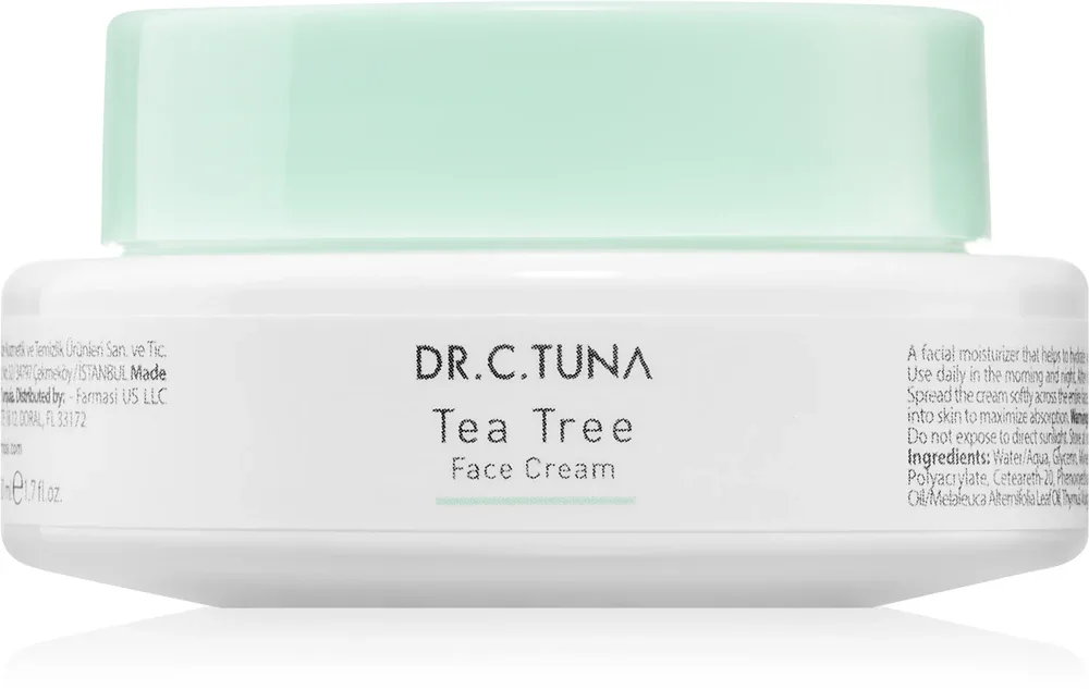 Farmasi Dr. C. Tuna Tea Tree - Увлажняющий крем для жирной кожи, 50 мл