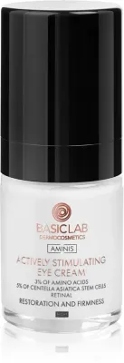 BasicLab Dermocosmetics Aminis - Крем для глаз, разглаживающий и укрепляющий ночью, 18 мл