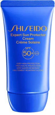 Shiseido Expert Sun Protector Cream SPF 50+ - Водостойкий крем для загара лица SPF 50+, 50 мл