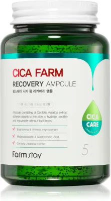 Сыворотка для лица Farmstay Cica Farm Recovery Ampoule восстанавливающая, для любого типа кожи, 250 мл