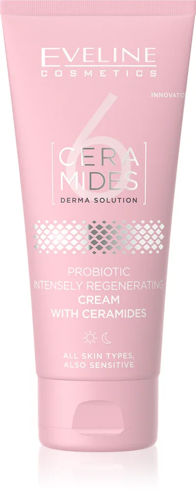 Eveline Cosmetics 6 Ceramides - Крем для лица с пробиотиками, 50 мл