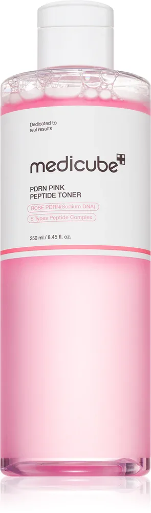 Medicube PDRN Pink Cica Soothing Toner - Розовый тоник для лица, укрепляющий кожу, 250 мл