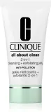 Clinique All About Clean 2-in-1 Cleansing + Exfoliating Jelly - Очищающий пилинг-гель, 150 мл — фото 1