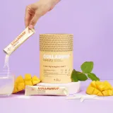 Aura Herbals Colladrop Beauty collagen HMG 10 000 mg - Морской коллаген для идеальной кожи, волос и ногтей вкус mango, 30 шт — фото 4