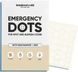 breakout + aid Emergency Dots For Spots and Blemishes - Крем для лица против прыщей с ниацинамидом и цинком, 72 шт — фото 2