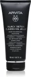 Apivita Cleansing Black Detox Cleansing Gel - Очищающий гель с углем для лица и области вокруг глаз — фото 1