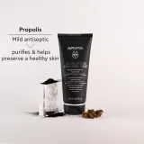 Apivita Cleansing Black Detox Cleansing Gel - Очищающий гель с углем для лица и области вокруг глаз — фото 6