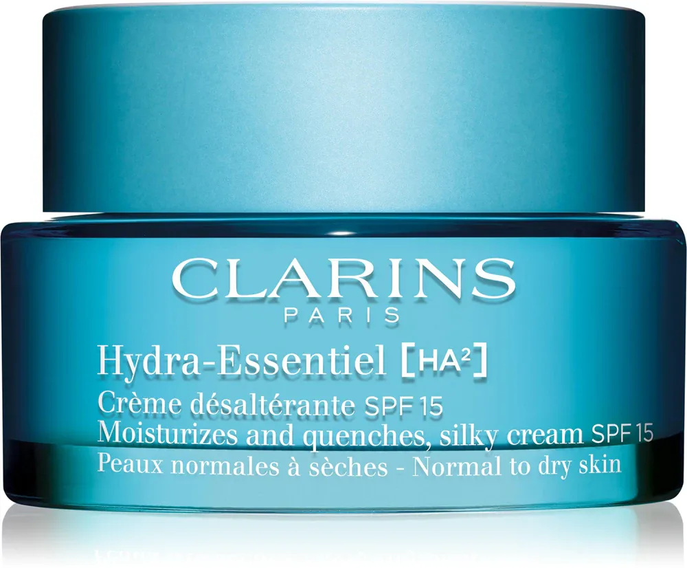 Clarins Hydra-Essentiel [HA²] Silky Cream SPF 15 - Шелковистый нежный увлажняющий крем с SPF 15, 50 мл