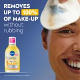 NIVEA Micellar Skin Glow - Очищающая мицеллярная вода с осветляющим эффектом, 400 мл — фото 3