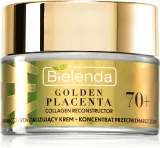 Bielenda Golden Placenta Collagen Reconstructor - Омолаживающий антивозрастной крем 70+, 50 мл — фото 1