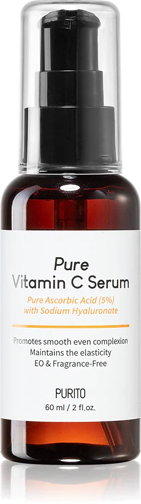 Purito Pure Vitamin C - Интенсивная сыворотка против морщин и увлажняющая с витамином C, 60 мл