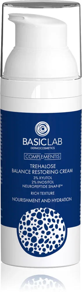 BasicLab Dermocosmetics Complementis - Увлажняющий крем для лица, восстанавливающий баланс, 50 мл