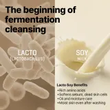 Some By Mi Lacto Soy Enzyme Deep Cleansing Foam - Пена глубокого очищения с успокаивающим действием, 100 мл — фото 5