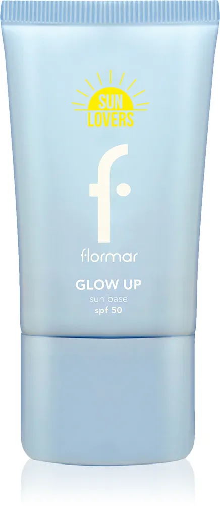 flormar Glow Up Sun Base SPF 50 - Эмульсия для загара с осветляющим эффектом, 40 мл