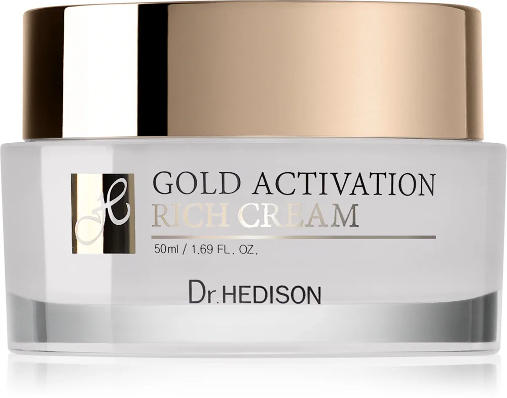 Dr. HEDISON Gold Activation - Богатый крем, 50 мл