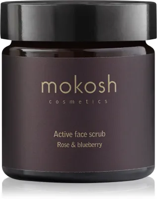 Mokosh Rose & Blueberry - Увлажняющий пилинг для лица, 60 мл