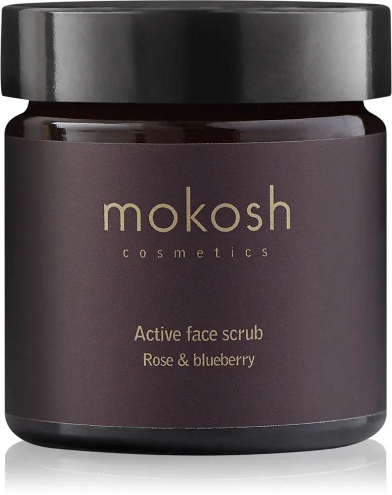 Mokosh Rose & Blueberry - Увлажняющий пилинг для лица, 60 мл