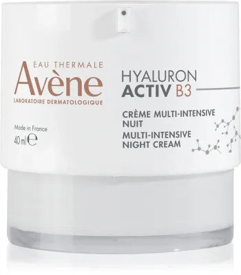 Avene Hyaluron Activ B3 Multi-Intensive Night Cream - Интенсивный крем для лица против морщин на ночь, 40 мл