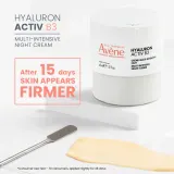 Avene Hyaluron Activ B3 Multi-Intensive Night Cream - Интенсивный крем для лица против морщин на ночь, 40 мл — фото 3