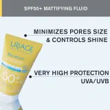 Uriage Bariesun Matifying Fluid SPF 50+ - Матирующий увлажняющий флюид с SPF 50+, 50 мл — фото 4