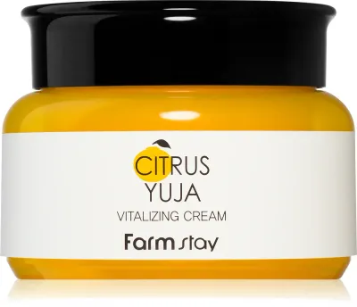 Farmstay Citrus Yuja - Крем для лица Revitalizing Face Cream, 100 г