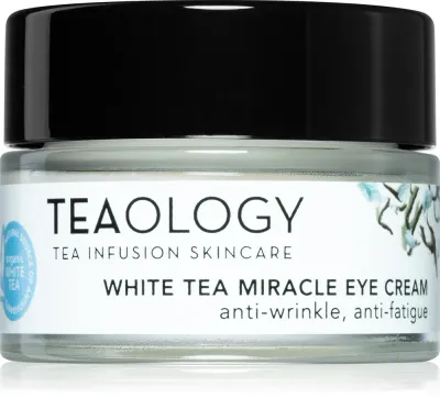 Teaology Anti-Age White Tea Miracle Eye Cream - Крем для глаз, корректирующий темные круги и морщины, 15 мл