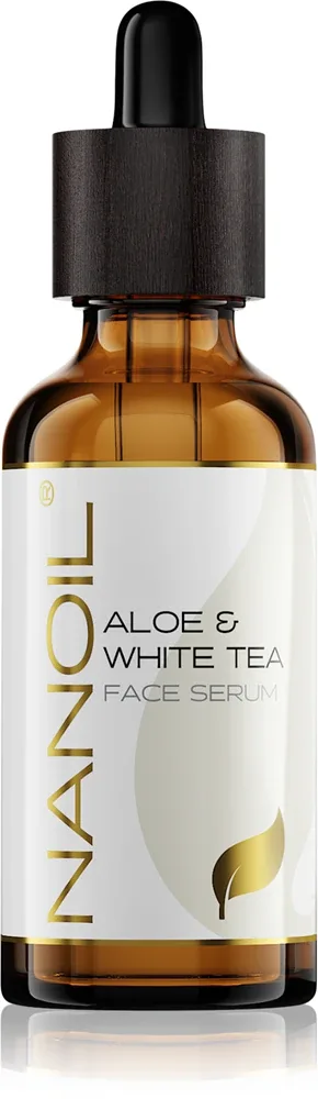 Nanoil Aloe & White Tea - Сыворотка для лица с алоэ и белым чаем, 50 мл
