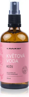 Тоник для лица Almara Soap Floral Water Rose цветочная вода розы, для сухой и чувствительной кожи, 100 мл