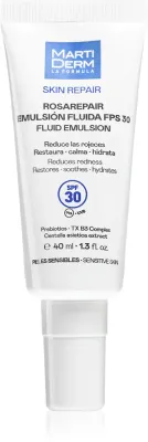 MartiDerm Skin Repair Rosarepair Fluid Emulsion SPF 30 - Увлажняющий крем против покраснений для лица SPF 30, 40 мл