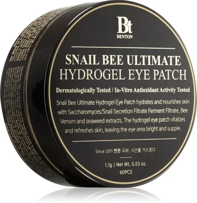 Benton Snail Bee - Гидрогелевая маска для глаз против отеков и темных кругов, 60 шт