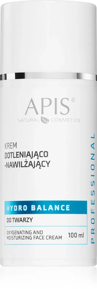 Apis Natural Cosmetics Hydro Balance Professional - Крем для лица, увлажняющий и тонизирующий, против старения, 100 мл