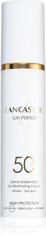 Lancaster Sun Perfect Sun Illuminating Cream SPF 50 - Осветляющий крем для лица против морщин и пигментных пятен SPF 50, 50 мл