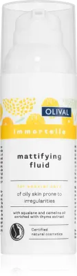 Olival Immortelle Mattifying Fluid - Матирующий флюид для проблемной и жирной кожи, 50 мл