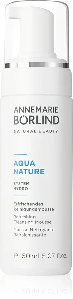 ANNEMARIE BÖRLIND AQUANATURE - Освежающая очищающая пена, 150 мл