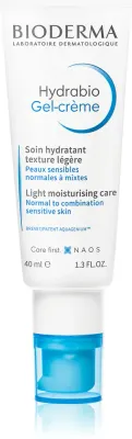 Bioderma Hydrabio Gel-Creme - Легкий, гелевый крем для увлажнения кожи лица, подходит для чувствительной, нормальной и комбинированной, 40 мл