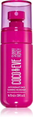 Coco & Eve Sunny Honey Antioxidant Face Tanning Micromist - Самозагар для лица в виде тумана, 75 мл