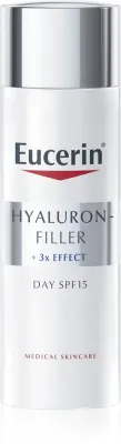Eucerin Hyaluron-Filler + 3x Effect - Крем на день против старения кожи SPF 15, 50 мл