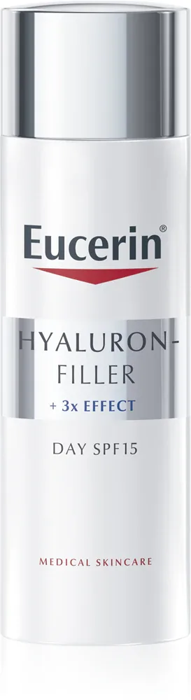 Eucerin Hyaluron-Filler + 3x Effect - Крем на день против старения кожи SPF 15, 50 мл
