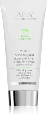 Маска для лица Apis Natural Cosmetics Acne-Stop Professional глубоко очищающая, для жирной и склонной к акне кожи, 200 мл