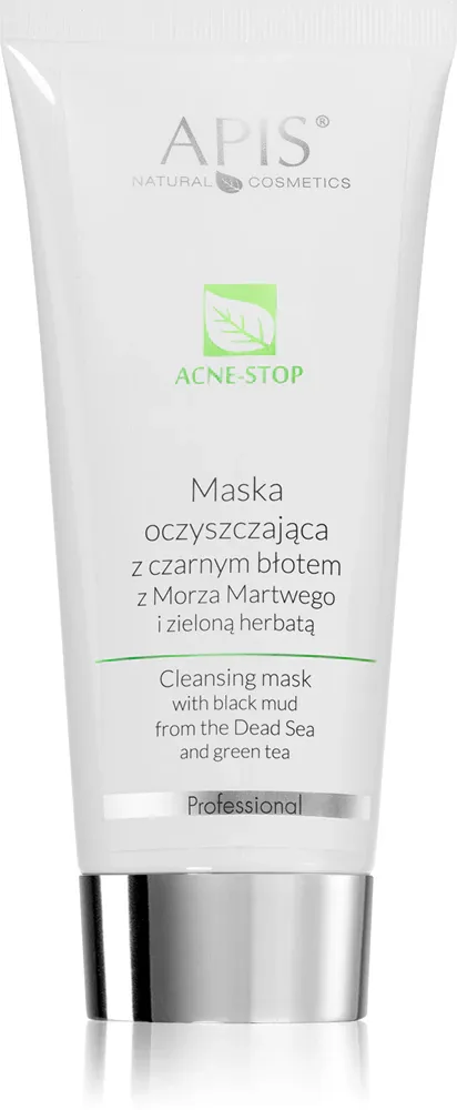 Маска для лица Apis Natural Cosmetics Acne-Stop Professional глубоко очищающая, для жирной и склонной к акне кожи, 200 мл