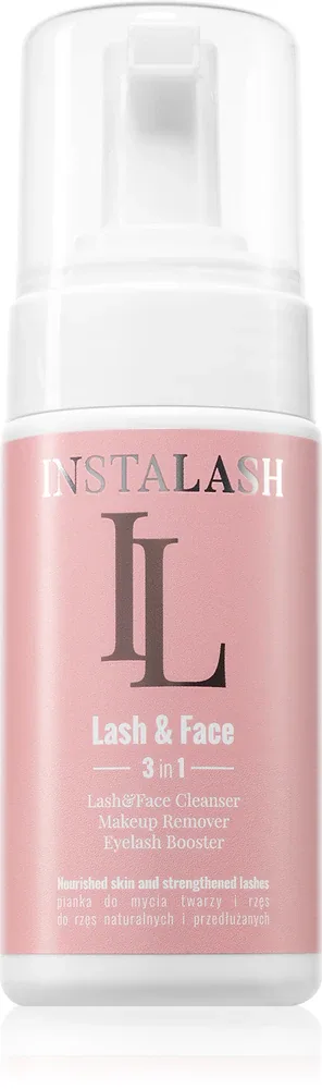 Пенка для умывания INSTALASH Lash Face для лица и области вокруг глаз, 100 мл