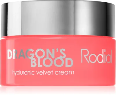 Rodial Dragon's Blood Hyaluronic Velvet Cream - Увлажняющий крем для лица с гиалуроновой кислотой, 10 мл