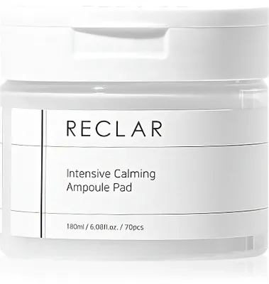 RECLAR Calming Ampoule Pads - Крем для лица с отшелушивающими частицами, 70 шт