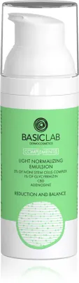 BasicLab Dermocosmetics Complementis - Легкий увлажняющий эмульсия для жирной и проблемной кожи, 50 мл