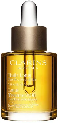Clarins Lotus Treatment Oil - Крем для лица с гладким действием на день и ночь, 30 мл