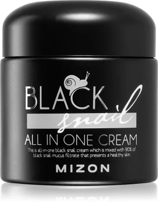 Mizon Black Snail All in One - Крем для лица с экстрактом из слизи улитки 90%