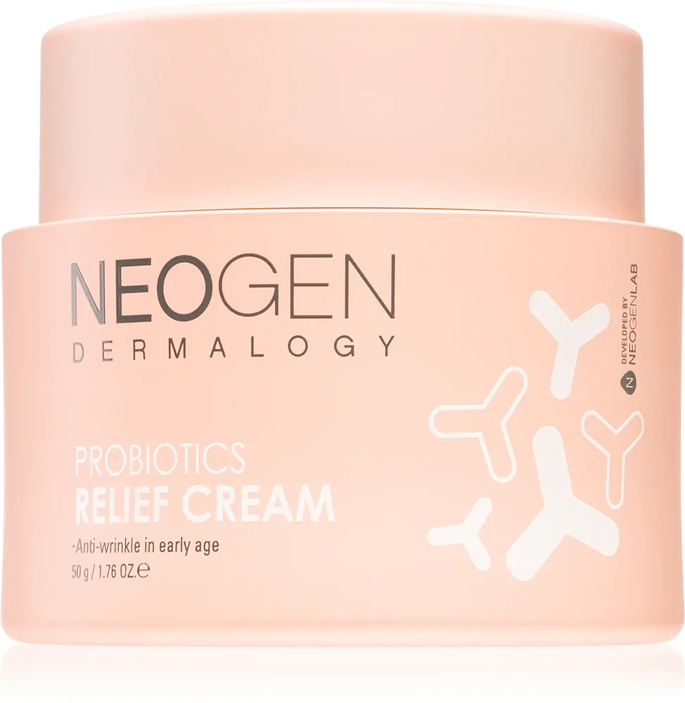 Neogen Dermalogy Probiotics Relief Cream - Крем укрепляющий и осветляющий для первых морщин, 50 мл