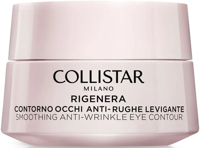 Collistar Rigenera Smoothing Anti-Wrinkle Eye Contour - Противоморщинный крем для глаз на день и на ночь, 15 мл