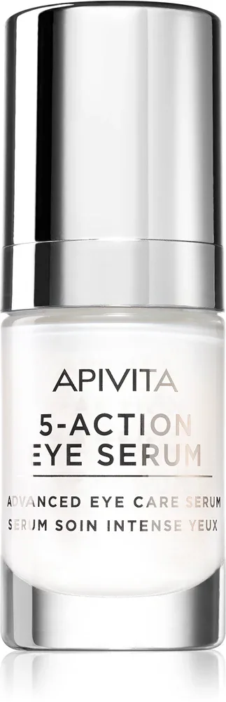 Apivita 5-Action Eye Serum - Интенсивная сыворотка для области вокруг глаз, 15 мл
